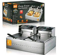 Double deep fryer 6L + 6L