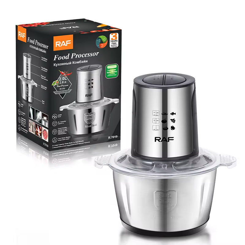 Food processor stainless steel