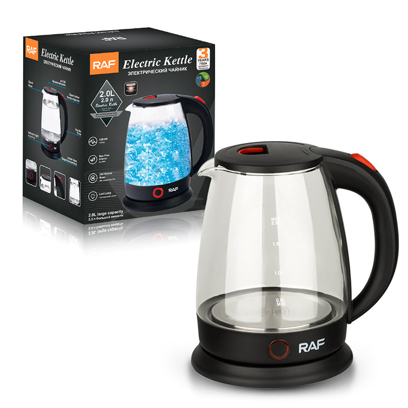 Glass kettle 2L